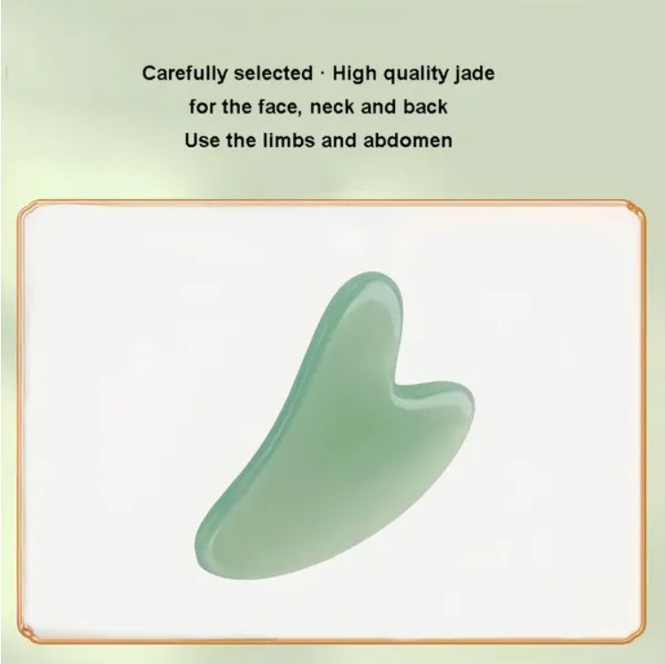 Gua Sha Board 2PCS Massage Stone For Facial Body Skincare Roller Scraping Massager Natur al Resin Facial Lifting Scraper Neck Anti Wrinkle Massager Tool