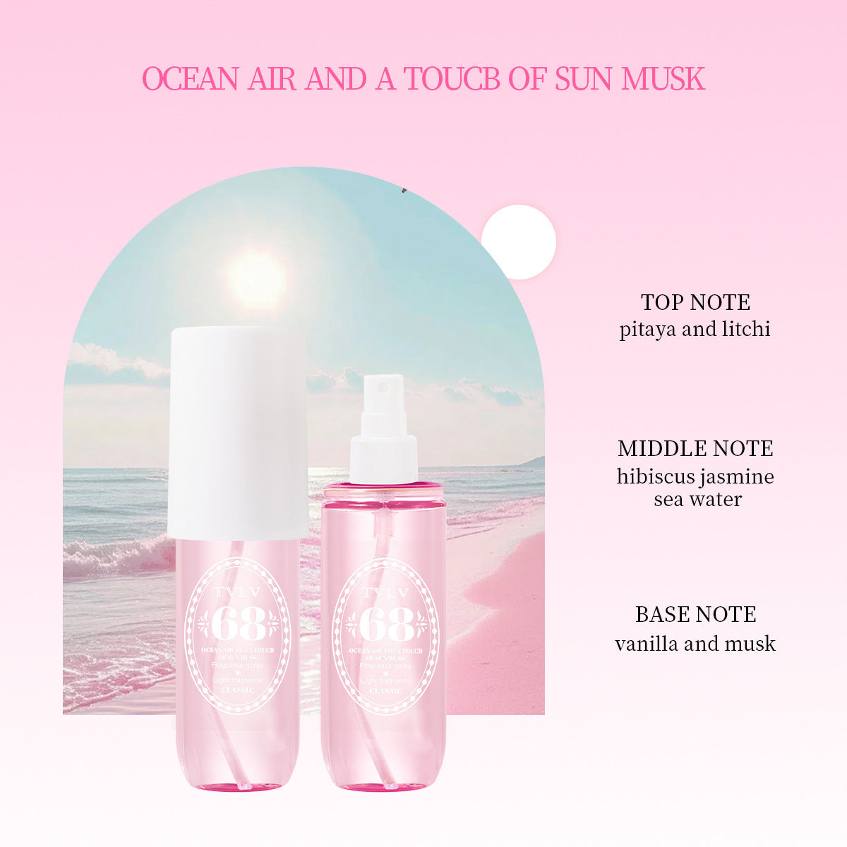 Body Spray Durable Fragrance Lasting Liquid