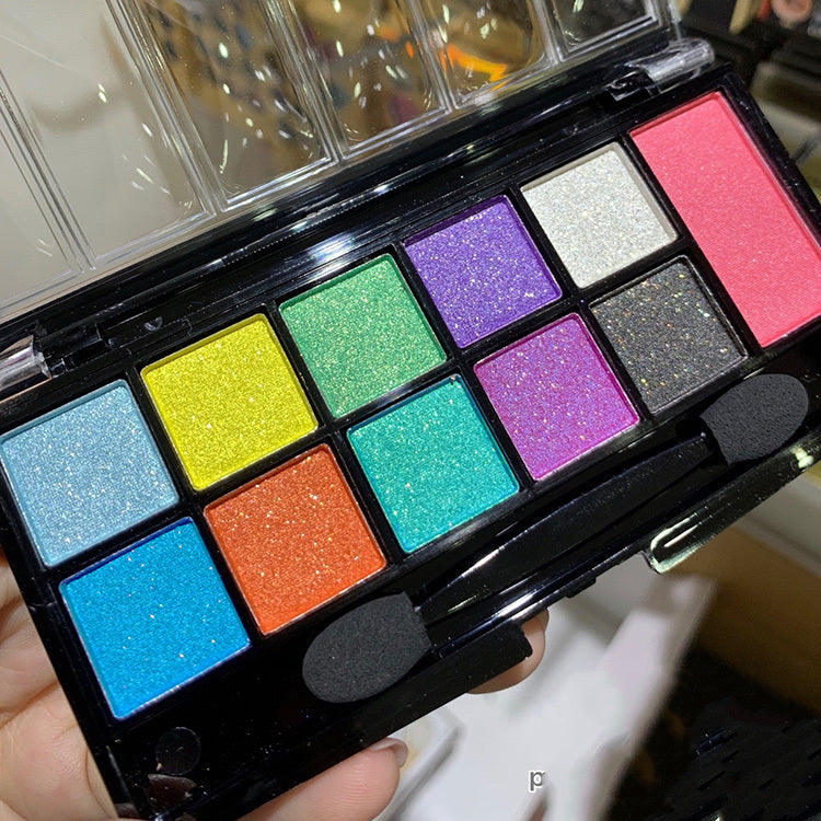 Blue-green-purple-yellow Eye Makeup