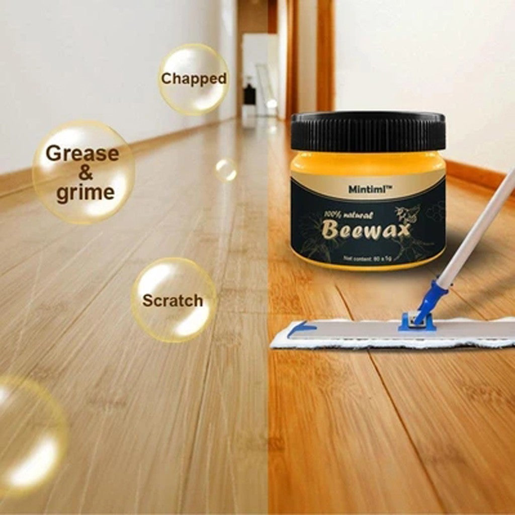 Organic Natural Pure Wax Wood Seasoning Beewax Complete Solution Furniture Care Beeswax Home Cleaning Cleaner Tools
